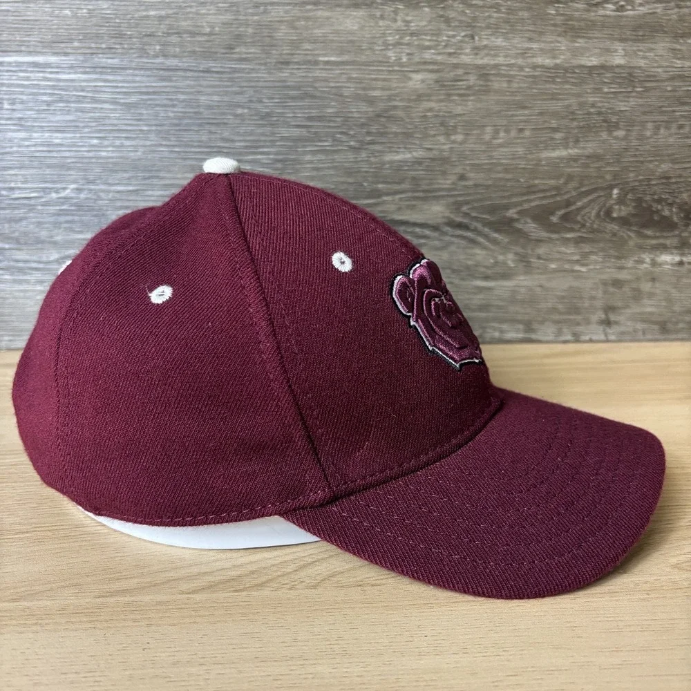 The Game Missouri State Bears Hat Cap Strap Back Youth Maroon White NCAA Cap